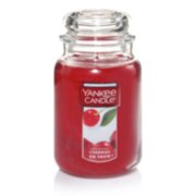 cherries on snow red candles