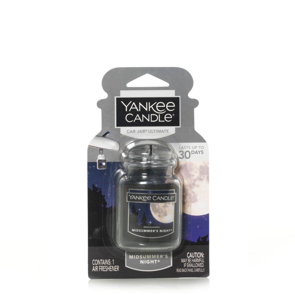Yankee Candle Midsummer's Night Car Jar Air Freshener, Fresh Scent