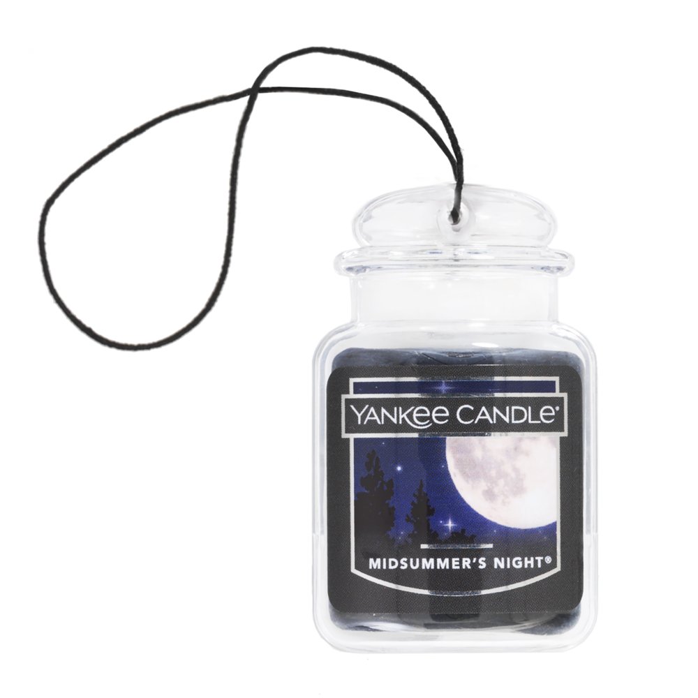 Yankee Candle Midsummer's Night Car Jar Air Freshener, Fresh Scent