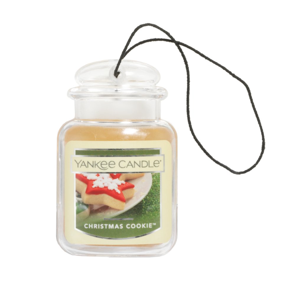  Yankee Candle Christmas Cookie Ultimate Car Freshener Jar,  White : Home & Kitchen