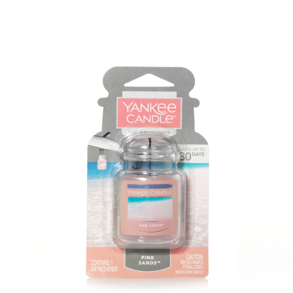 Yankee Candle Sidekick Collection Pink Sands, Car Air Freshener, 1 Count 