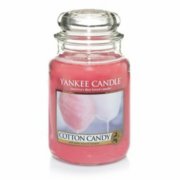 Yankee Candle COTTON CANDY Large Jar Candle 22 Oz Pink Housewarmer
