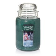 magical frosted forest large classic candles