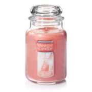 line dried cotton pink candles