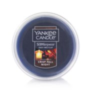 crisp fall night blue candles
