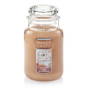 caf al fresco brown candles