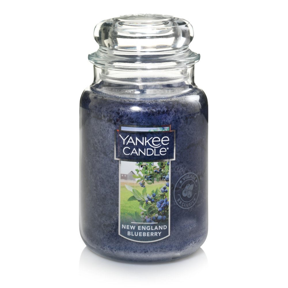 Brand New Genuine Blueberry Yankee Candle 623g 22oz Large Jar 