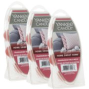 3 pack of home sweet home yankee candle wax melts