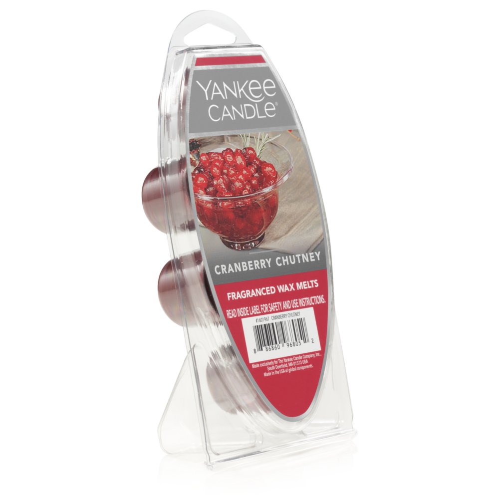 YANKEE CANDLE DELICIOUS CRANBERRY 6 CT WAX MELTS 