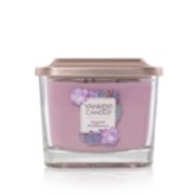 sugared wildflowers medium 3 wick square candles