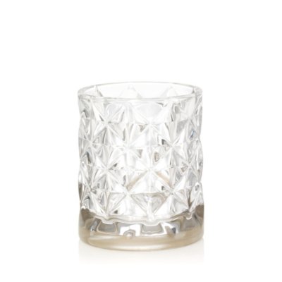 Langham - Metallic Band on Faceted Glass