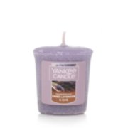 dried lavender and oak samplers votive candles