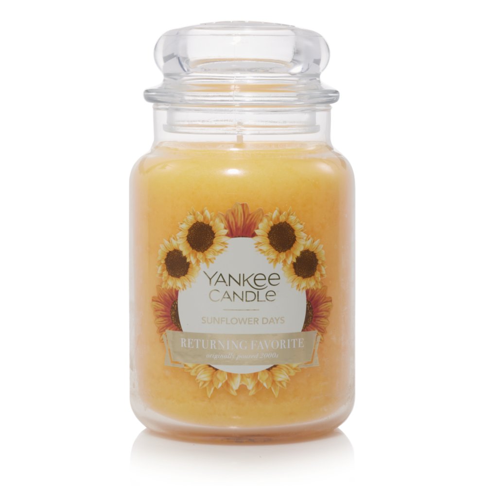 NEW Yankee Candle 22oz/ 623g Sunflower Days Large Jar Candle 