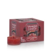crisp campfire apples tea light candles