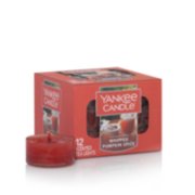 whipped pumpkin spice tea light candles