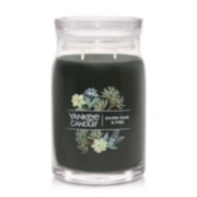 silver sage and pine signature large jar candle