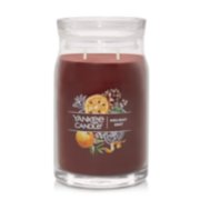 holiday zest large signature jar candle with lid
