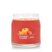 burning apple pumpkin signature jar candle image number 1