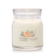 white spruce and grapefruit signature jar candle with lid