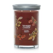 YANKEE CANDLE Signature Large Tumbler 2-wick Scented Candle. AUTUMN WREATH.  🍂🍁