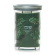 Yankee Candle - Vela en vaso grande con aroma Nieve Reluciente de la  colección Signature