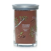 Large candle tumbler praline birch