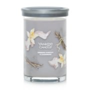 smoked vanilla and cashmere signature large tumbler candle image number 0