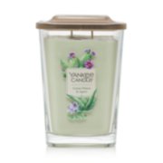 cactus flower and agave large 2 wick square candles
