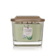 cactus flower and agave medium 3 wick square candles