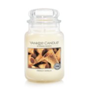 Large french vanilla jar candle