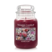 Large sugared plums jar candle