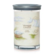 2 wick jar candle, clean cotton