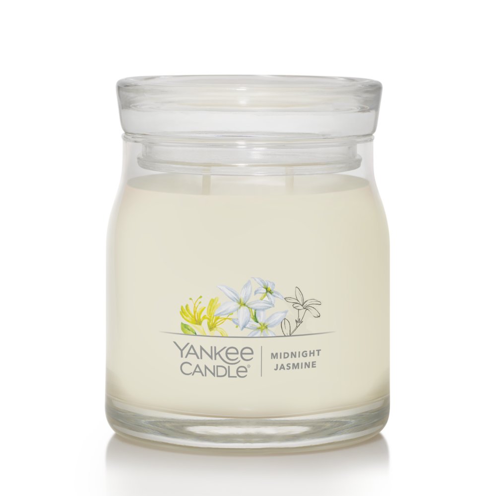 Midnight Jasmine Yankee Candle® Signature Medium Jar Candles Signature Medium Jar Candles