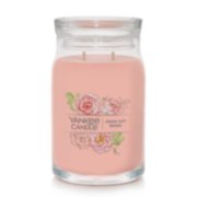 Yankee Candle Studio Medium Candle, Fresh Cut Roses, Pink Candle, 10 oz:  Long-Lasting, Essential-Oil Scented Soy Wax Blend Candle | 40-65 Hours of