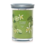 2 wick jar candle vanilla lime