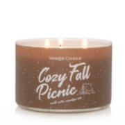 cozy fall picnic scented jar candle image number 1