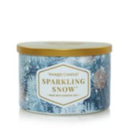 sparkling snow candle