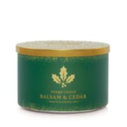 balsam and cedar candle