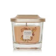 amber and acorn small square candle