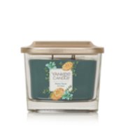 winter thyme and citrus medium square candle