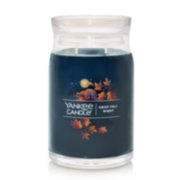 crisp fall night large signature jar candle with lid
