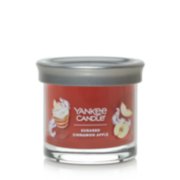 sugared cinnamon apple signature candle with lid