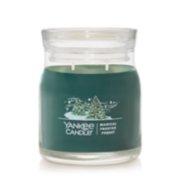 magical frosted forest signature jar candle with lid