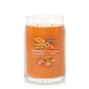 farm fresh peach signature large jar candle image number 1