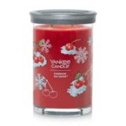 Yankee Candle Cherries On Snow Scented, Classic 22oz Large Jar Single Wick  Candle, Over 110 Hours of Burn Time