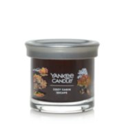 cozy cabin escape signature small tumbler candle with lid