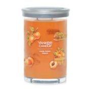 farm fresh peach signature large tumbler candle