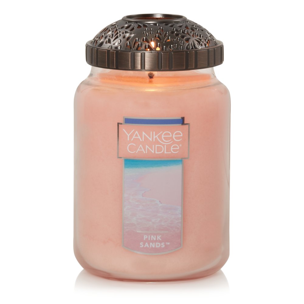 Yankee Candle Pink Sands Pillar Jar - Cracker Barrel