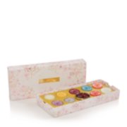 ten assorted scented tea light candles in gift box with sakura blossom design image number 1