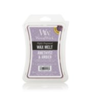 Amethyst & Amber WoodWick® Large Hourglass Candle - Large